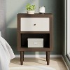 Christopher Knight Home Nystrom Faux Wood Single Drawer Nightstand - 2 of 4