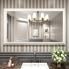 Apmir High-Strength Tempered Glass and Aluminum Alloy Framed French Cleat Mounted Wall Decor Mirror in matte black with 5-Year Warranty - 2 of 4