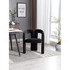 Grungis 25.2" Wide Velvet Accent Chair with Sturdy Frame,Barrel Chair with  Curved Backrest,Accent Chair for Reading Room,Office,2pc - 2 of 4