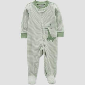 Carter's Just One You®️ Baby Boys' Dino Footed Pajama - Green