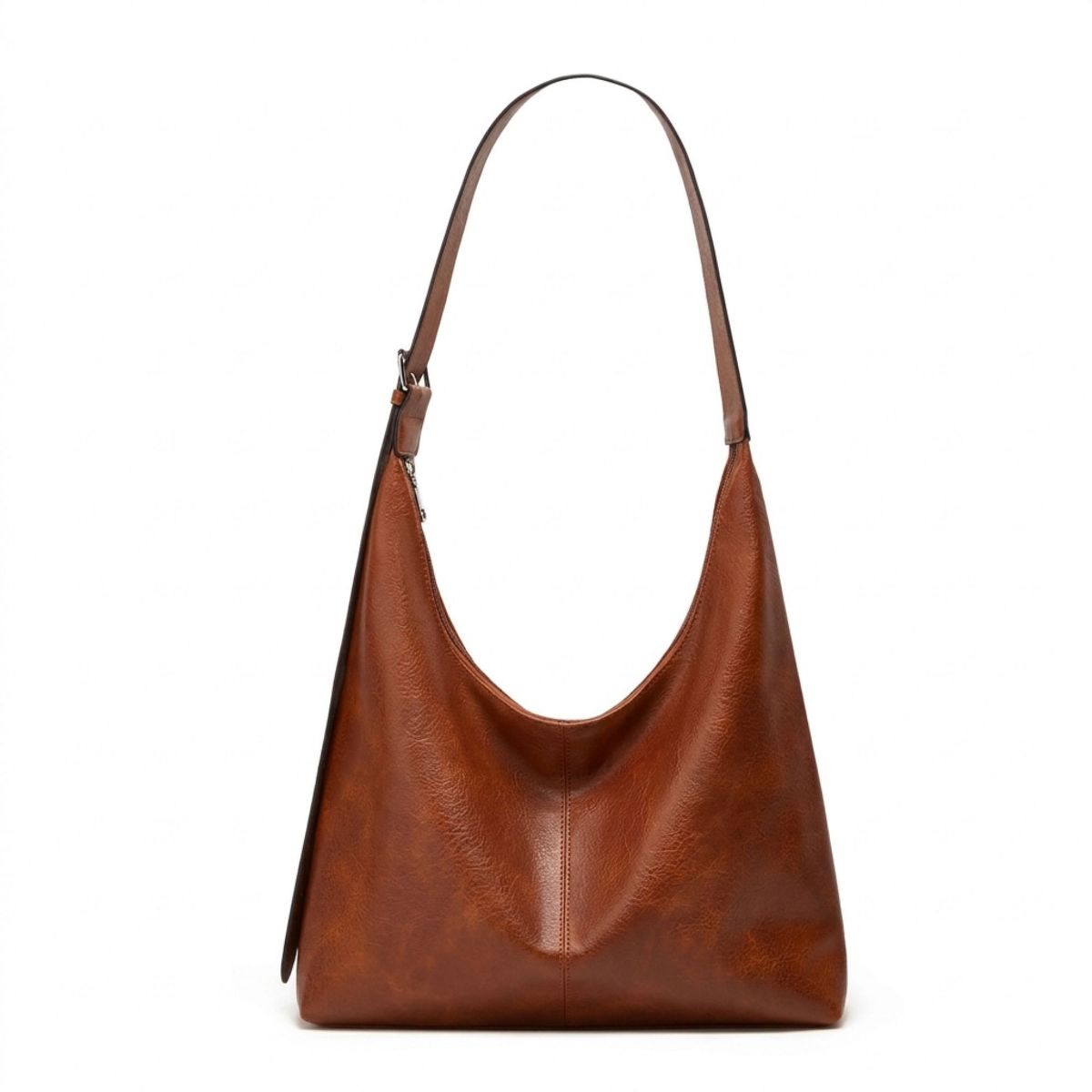 Alilang Faux Leather Hobo Shoulder Bag with Adjustable Strap and Roomy Pockets - thumbnail 6