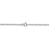 Black Bow Jewelry 1.5mm Sterling Silver, Solid Figaro Chain Necklace - 4 of 4