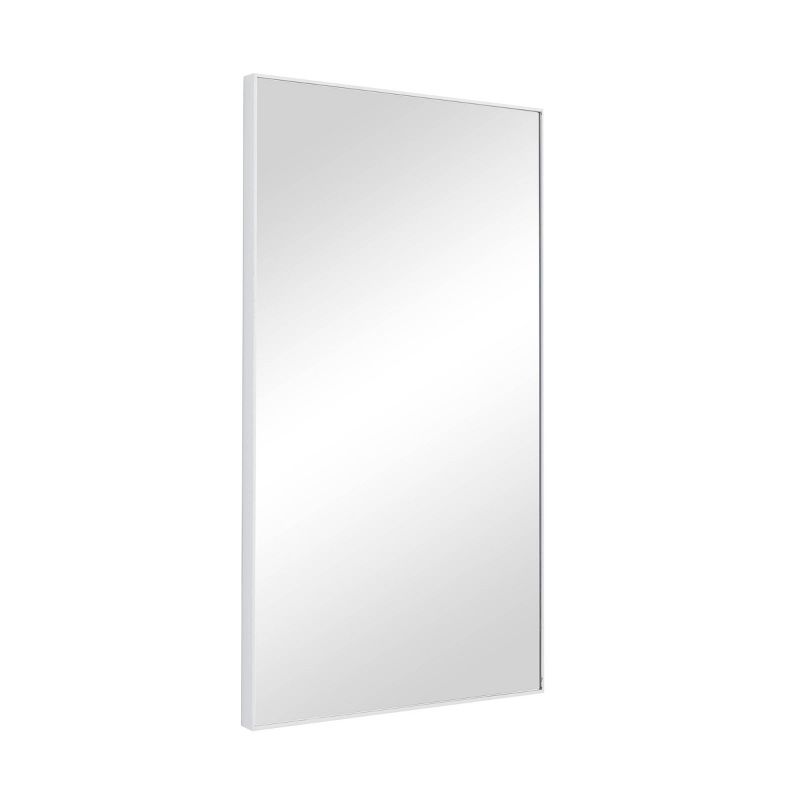 Contemporary Wood Rectangle Shaped Wall Mirror with Thin Minimalistic Frame - Olivia & May, 5 of 6