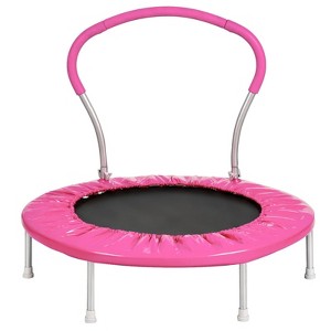 DSVIMOY Trampoline for Kid, 36 Inch Trampoline for Kids, Trampoline Indoor, Toddler Trampoline, Pink, 36*36*32.5 - 1 of 4