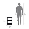 Vynxaria Compact 3-Tier End Table: Stylish Storage Solution for Small Spaces - 4 of 4