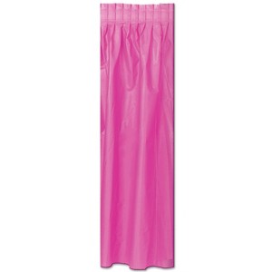 Beistle Plastic Table Skirting, 29" x 14', (2/Pkg) Pink - 1 of 1