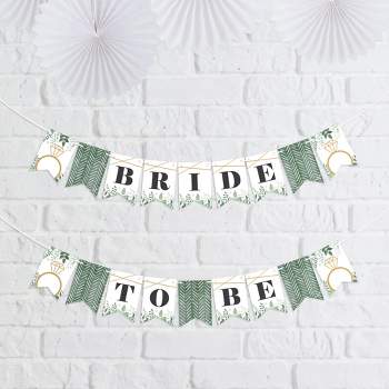 Big Dot Of Happiness Wildflowers Bride - Boho Floral Bridal Shower And  Wedding Party Bunting Banner - Party Decorations - Congrats Bride-To-Be :  Target