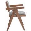 Zuo Delhi Dining Chair (Set of 2) Gray & Walnut - 4 of 4