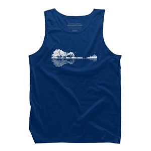 Men's Design By Humans Nature Guitar By Maryedenoa Tank Top - 1 of 3