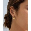 Molenia 18K Gold Seashell Pearl Earrings for Women, 925 Sterling Silver Freshwater Pearl Dangle Drop Earrings Beach Summer Jewelry Vacation Gifts - 4 of 4