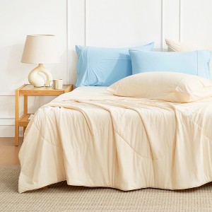 Cozy Bliss Summer Quilt Breathable Cooling Comforter Lightweight Cooling Blanket for Hot Sleepers - 1 of 4