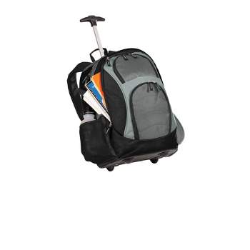 Port Authority Wheeled Backpack - Dark Grey/Black