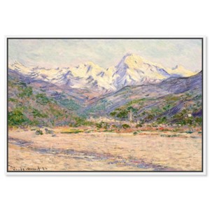 Art Remedy Monet - The Valley of the Nervia Classic Monet Art Prints Framed - 1 of 4