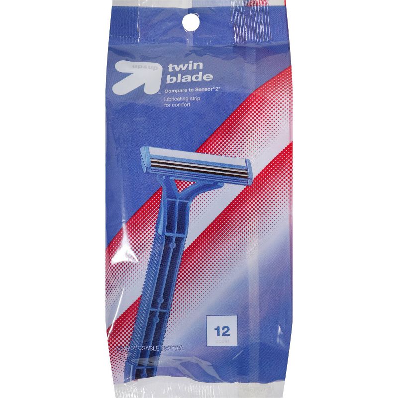 Men&#39;s Twin Blade Disposable Razor - 12ct - up &#38; up&#8482;, 1 of 8