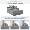 Grungis Corduroy Upholstered Sofa Bed with Back Cushion & Removable Pillows, Full- compressed Fluffy Sleeper Chair for Living Room - 4 of 4