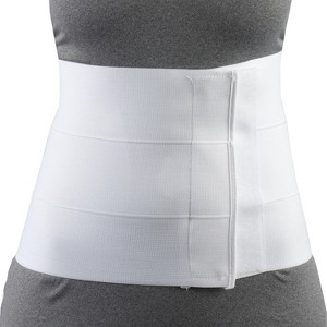 OTC Abdominal Binder for Women, Three-Panel Body, 9-Inch Elastic, White - 1 of 4