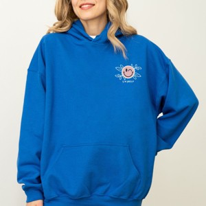 S.W.Smiley Nature Doesn't Need Wi-Fi - Women's Graphic Hoodie - 1 of 4