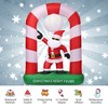 Costway 7.5 FT Inflatable Christmas Lighted Santa Claus Stand on Archway Yard Decoration - 4 of 4