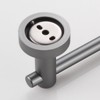 DOMETOUR Toilet Paper Holder Gun Grey Thicken Space Aluminum Toilet Roll Holder for Bathroom, Kitchen, Washroom Wall Mount - 4 of 4