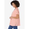 Woman Within Plus Size Perfect Short-Sleeve Keyhole Tee - 4 of 4