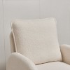 CAVINAS Modern Accent Chair with Curved Backrest, Upholstered Armchair For Living Room, Bedroom, and Small Spaces - 3 of 4