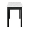Gulches Modern Desk Collection ¨C Faux Marble/Textured Finish, Storage Drawers (1-2), Sturdy Base, Simple Assembly for Home Office - 4 of 4
