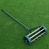 SKRAN Heavy Duty Rolling Lawn Aerator, Rotary Push Tine Spike Soil Lawn Aerator With 3-Piece Long Steel Handle For Garden Yard Grass Maintenance - 3 of 4