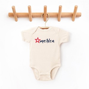 The Juniper Shop Merica Star Baby Bodysuit - 1 of 2