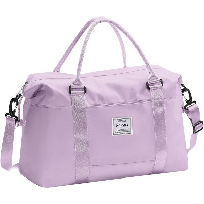 Large Sport Gym Tote for Women, Waterproof Carry On Overnight Bag with Wet Pocket, Airplane Travel Ready