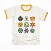 Simply Sage Market S.W.Smiley Flowers Stacked Ringer Tee - 2 of 4