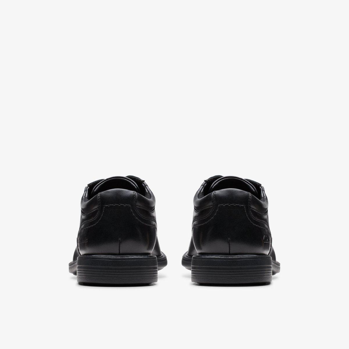 Clarks Mens Dresslite Cap Black Leather Shoes - thumbnail 6