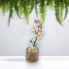 Unique Bargains Artificial Plants Golden Plum Blossom in Cloth Pot Plastic 4.72"x4.72"x11.42" 1 Pcs - 2 of 4