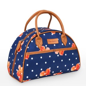 Tirrinia Fashionable Lunch Bag with Leather Handle, Insulated  Reusable Lunch Totes for Women & Men, Lunch Box for Working, Picnic, School - 1 of 4