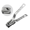 Unique Bargains Stainless Steel Nail Clipper Set for Nail Care Rotatable Silver Tone 2 Pcs - 3 of 4