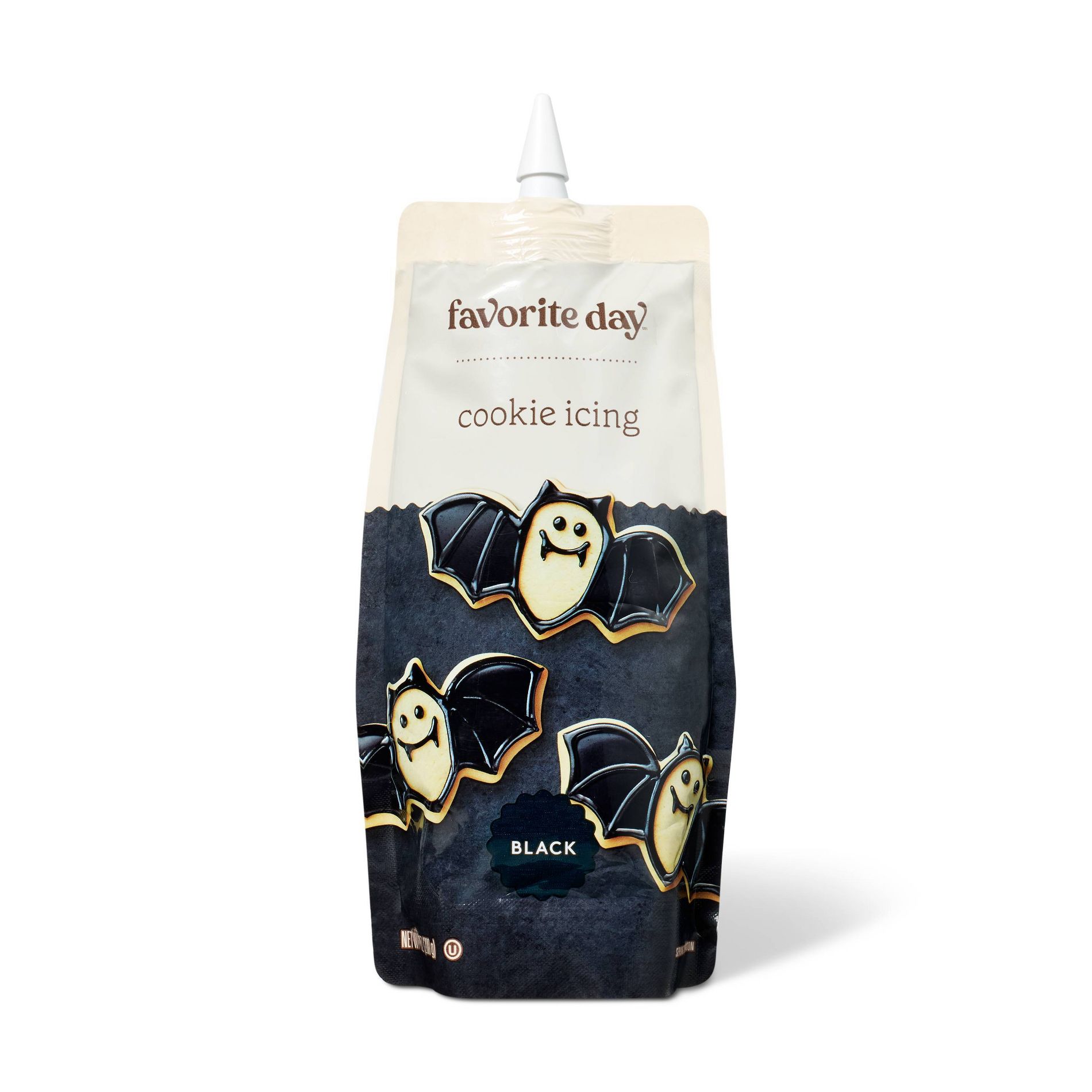 Halloween Black Cookie Icing - 7oz - Favorite Day™