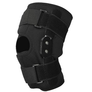 iMountek"Adjustable Open Patella Knee Brace for Compression, Pain Relief & Support in Running & Climbing"Black - 1 of 4