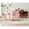 RUVALINO Baby Bouncers and Rockers, Leisure Sofa Chair, Baby Rocker Chair, Kids Arm Chair for Nursery or Playroom, Pink,33.3”*30.3”*34.7" - 2 of 4