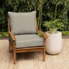 ARDEN earthFIBER Outdoor Deep Seat Cushion Set, 24 x 24, Water repellent, Fade Resistant, Deep Seat Bottom and Back Cushion for Chair, Sofa 24 x 24 - 2 of 4