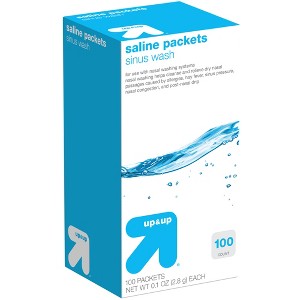 Saline Packets - 100ct - up&up™ - 1 of 4