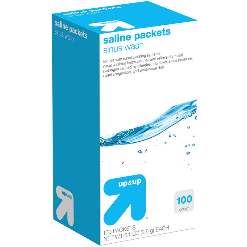 Saline Packets - 100ct - up &#38; up&#8482;, 1 of 8