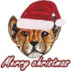 Men's Design By Humans Christmas cheetah By susserain T-Shirt - 2 of 4