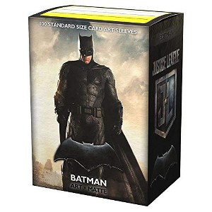 Dragon Shield Standard Size Matte Art Sleeves  100 Count Justice League Batman - 1 of 2