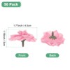 Unique Bargains Silk Rose Artificial Flower Heads Bouquet Decor - 3 of 4