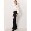 INSPIRE CHIC Women's See Through Mock Neck Long Sleeve Floral Lace Blouse - 2 of 4