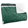 University Of Wisconsin Green Bay Logo Dots Silky 50x60 Blanket, 1 Sided - 3 of 4