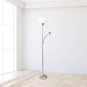 Simple Designs 71.5" Traditional Floor Lamp with Adjustable Light - 1 of 4