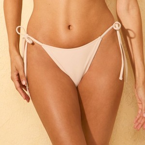 Women's High Leg Cheeky Coverage Bikini Bottom - Shade & Shore™ Cream - 1 of 4