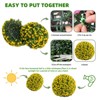 Artificial Topiary Balls Set of 2, Flower Topiary Balls Decorative Balls for Outdoor and Indoor, Wedding Decoration - 4 of 4