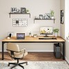 Vynxaria Large Rectangle Dining Table, Modern Kitchen Dinner Table for Family Gatherings, Dining Room Furniture - 3 of 4