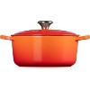 Le Creuset Enameled Cast Iron Signature Round Dutch Oven, 4.5 qt., Flame - 4 of 4